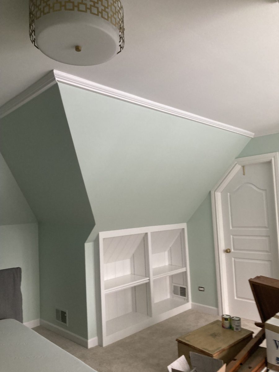 Interior bedroom painting in Barrington Illinois. Preview Image 3