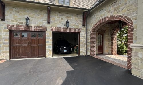 Arched Corbels & Garage Doors