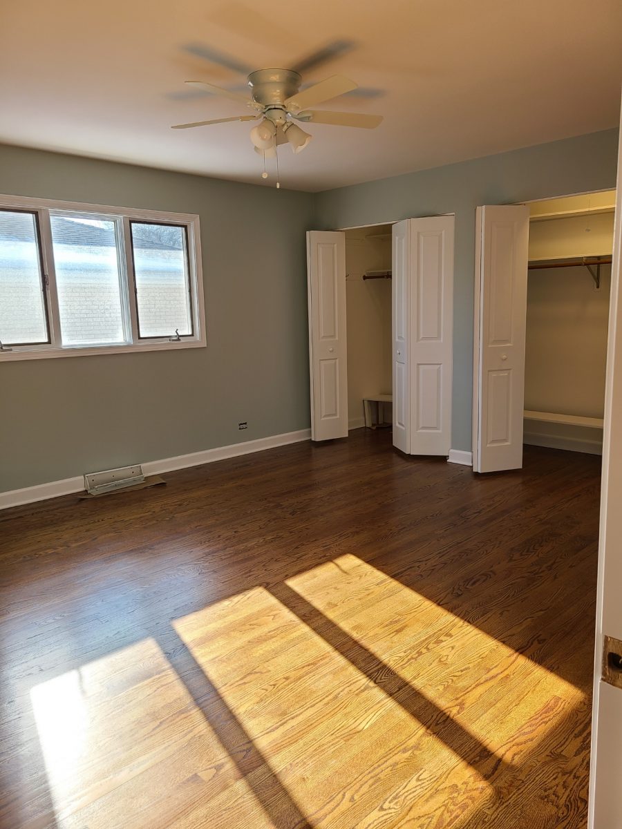 bedroom and trim painted in Arlington Heights. Preview Image 4