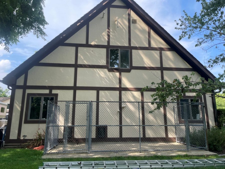 painted exterior of tudor style home Preview Image 3