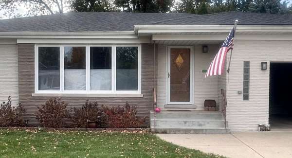 painted brick house exterior