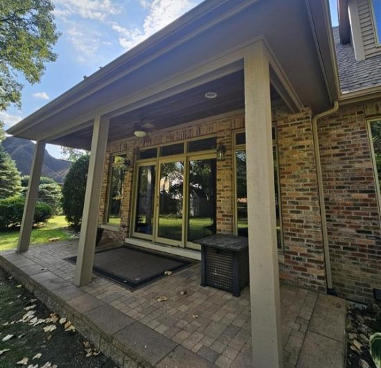 home porch after repaint