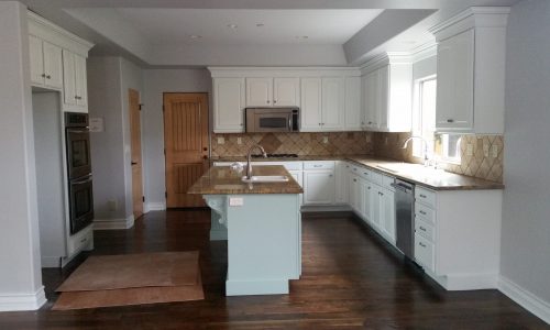 After painting - White Cabinets
