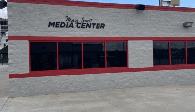 Atlanta Motor Speedway Marcy Scott Media Center after painting