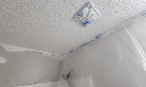 Popcorn Ceiling - After