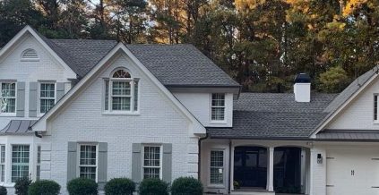 Exterior Brick Painting Project in Peachtree, GA ...