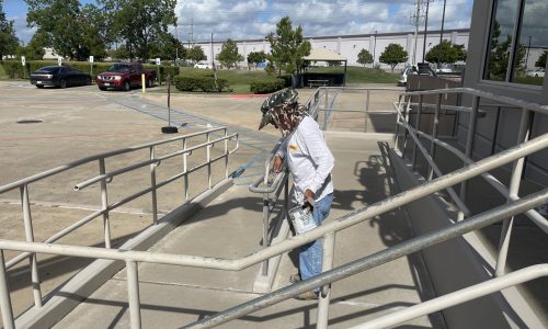 Entrance Ramp Railing - In Progress