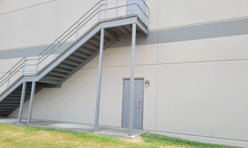 Warehouse Exterior + Stair Case