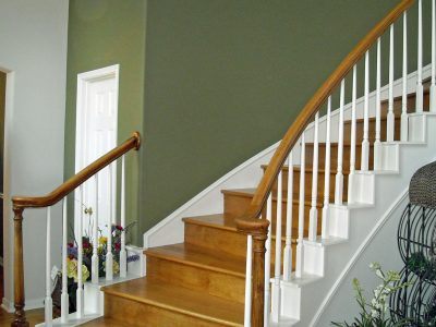 painted stairs in lake jackson, tx