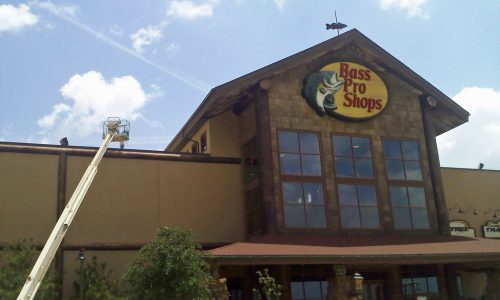 Bass Pro Shops Storefront Painting