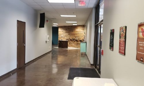 Interior Church Hallway Painting