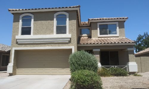 Heavily textured stucco gets a curb appeal lift
