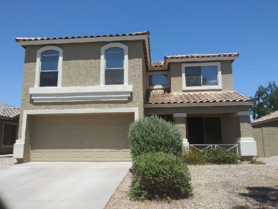 Renovated stucco home exterior