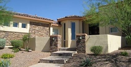 Phoenix Stucco house repainted