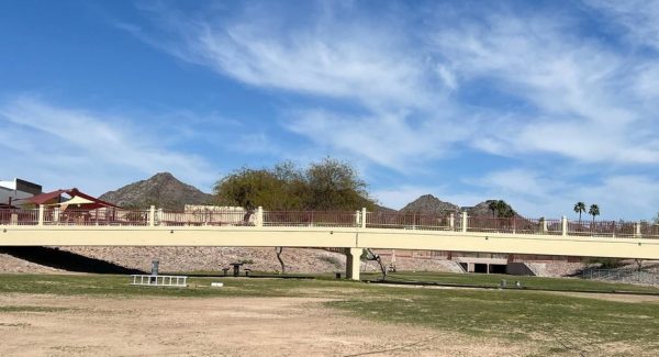 footbridge at a school
