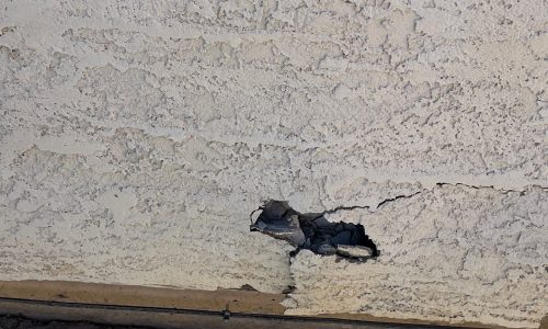 Hole in Stucco