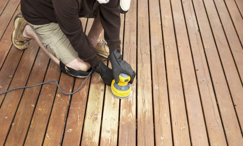 Deck Staining Project