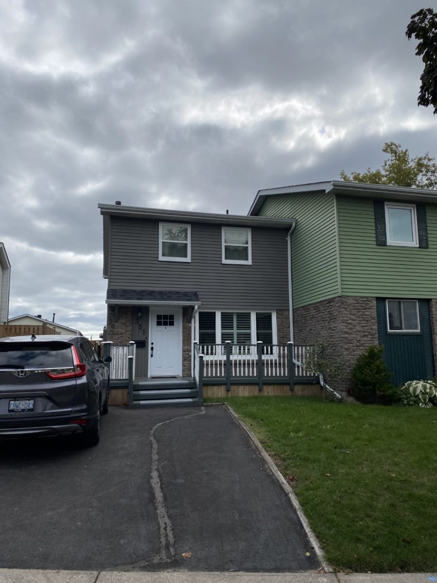 painted home in oshawa