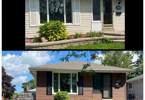 Vinyl Siding Painting Project