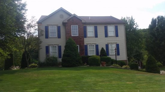 shutters after painting