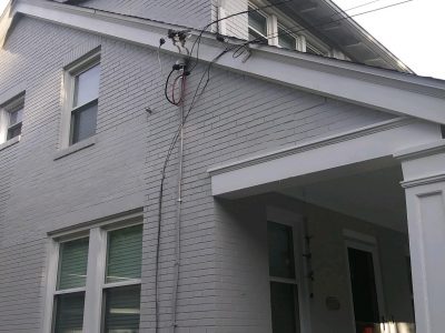 Brick after renovation