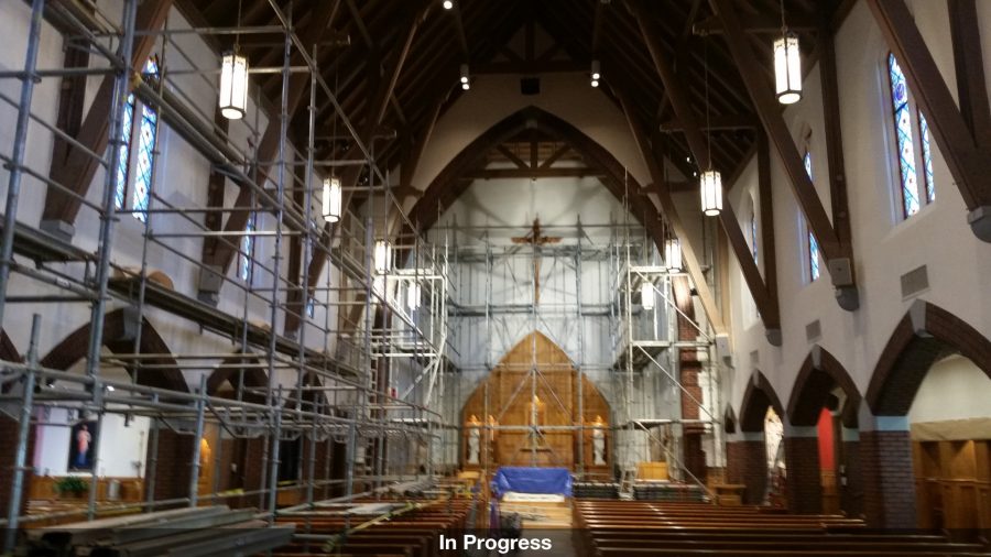 Altar painting in progress Preview Image 2