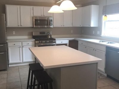 Kitchen Cabinets and Island