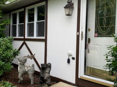 Front of home after restoration