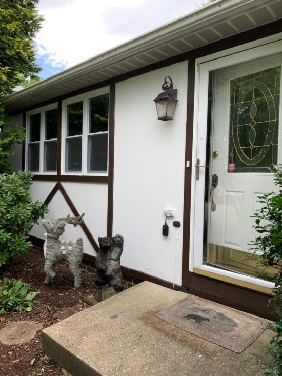 Front of home after restoration