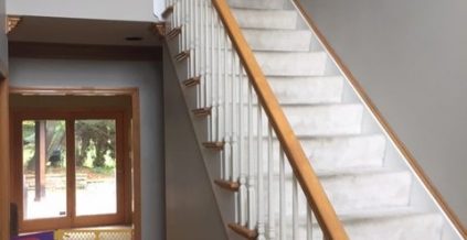 Staircase Painting – Before