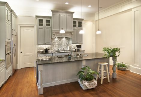 Residential Interior Kitchen Walls and Trim Painted