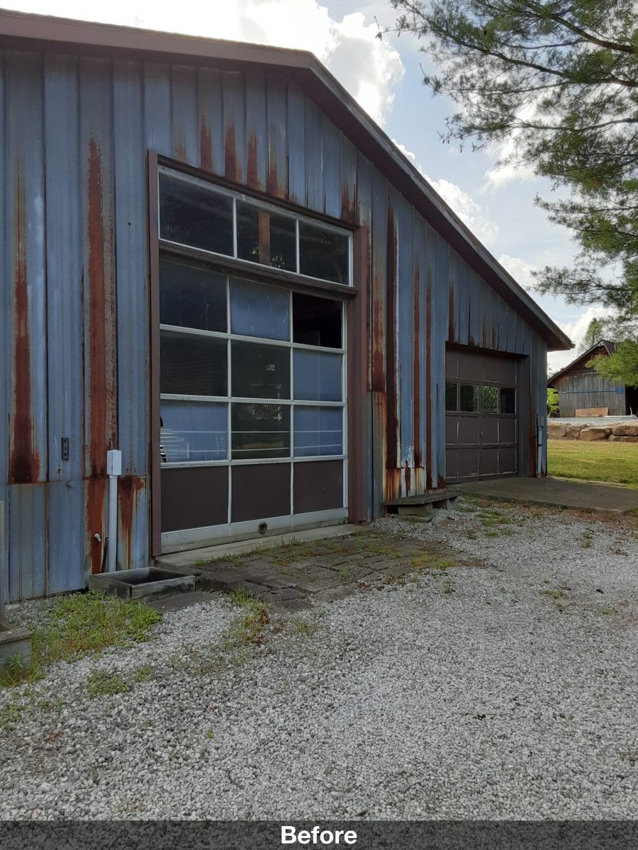 Two garage doors in disrepair Preview Image 3