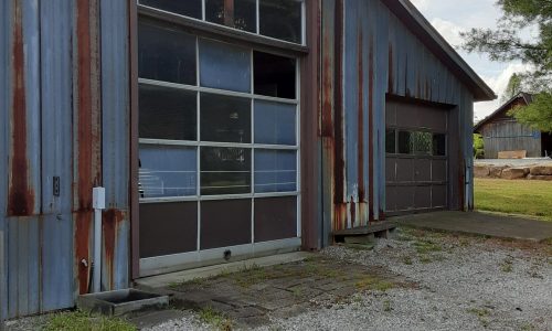 Rusted Residential Garage