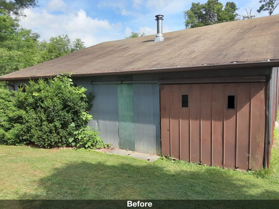 Garage exterior before restoration= Preview Image 9