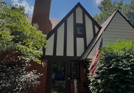 Stucco and Wood House Painting in Mt. Lebanon