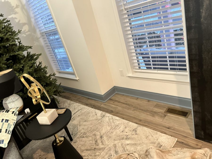 painted baseboard trim in home interior Preview Image 2