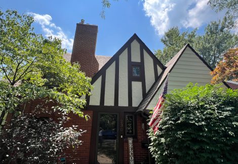 Tudor house painting