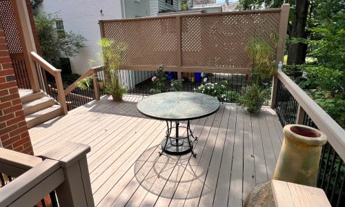 Deck Staining Project