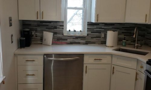 Newly Painted Cabinets