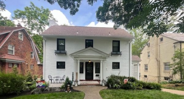 Brick Staining Before and After