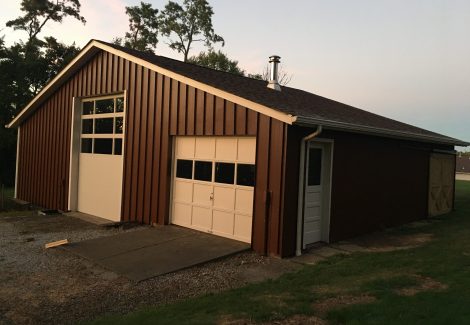 Stand alone garage refinished