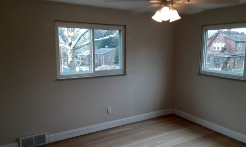 scuffed, damaged and missing trim