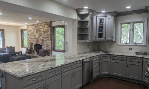 Modern Gray Cabinets