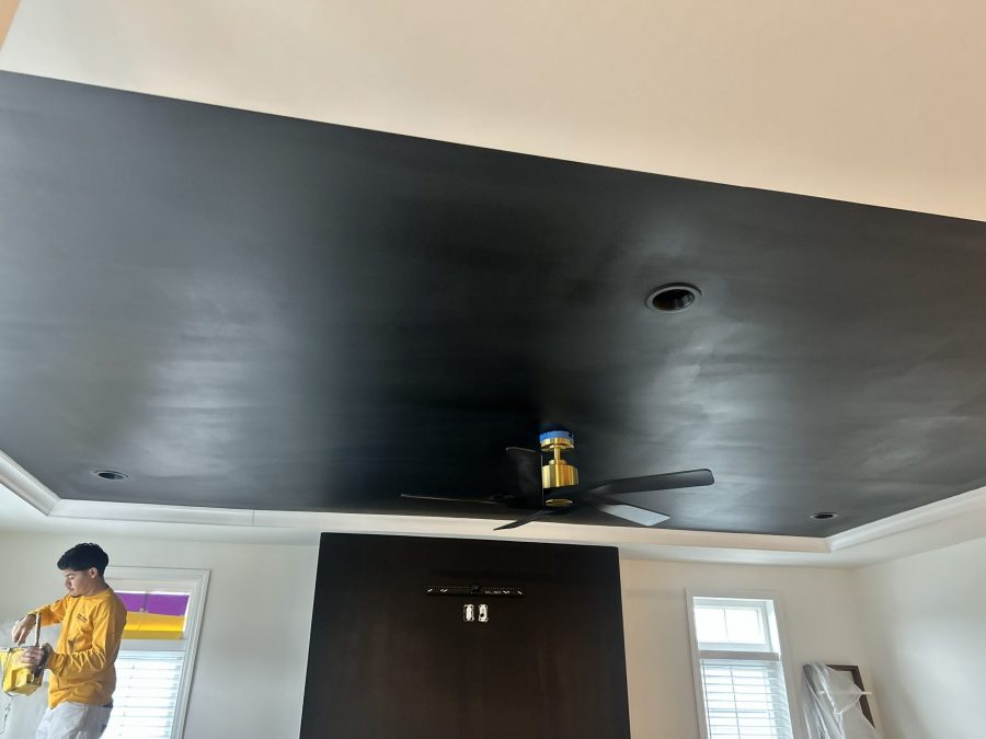 black painted ceiling in home interior Preview Image 6