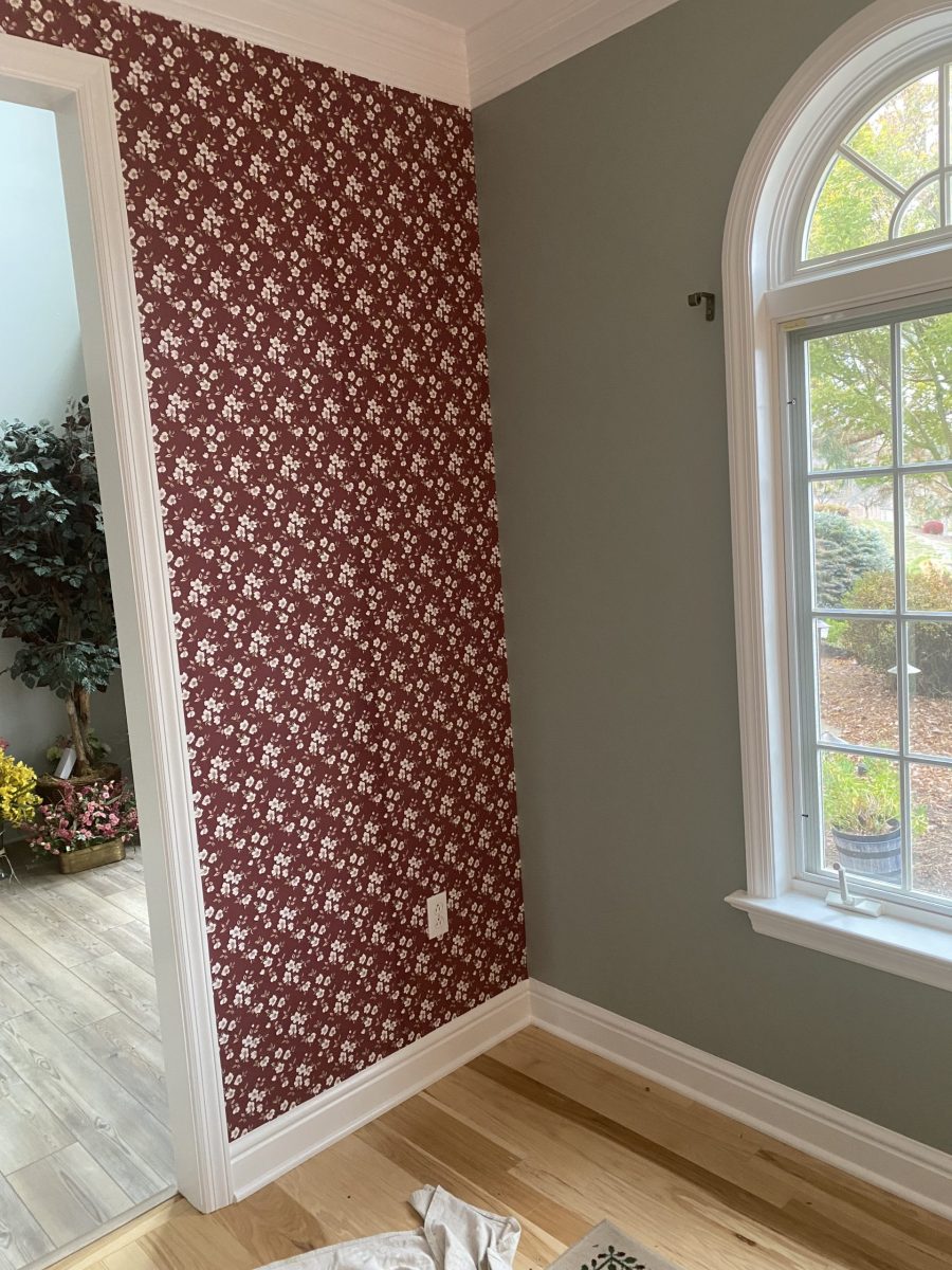 wallpapered home interior wall Preview Image 4