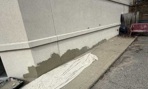 EIFS Repair in Progress