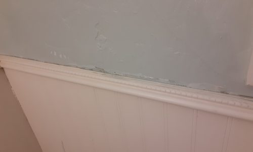 Paint flaking off around trim