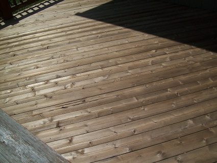 Deck staining in Plainfield