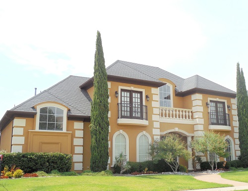 Exterior house painting by CertaPro painters in Plano, TX