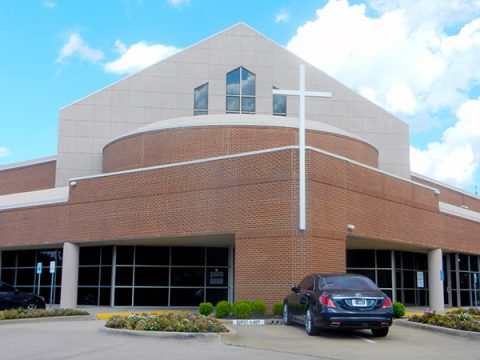 Brick Exterior Painting at Shiloh Baptist Church